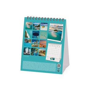 Legami - Calendario de Sobremesa Vitamin Sea 2027 - 12 x 14,5 cm