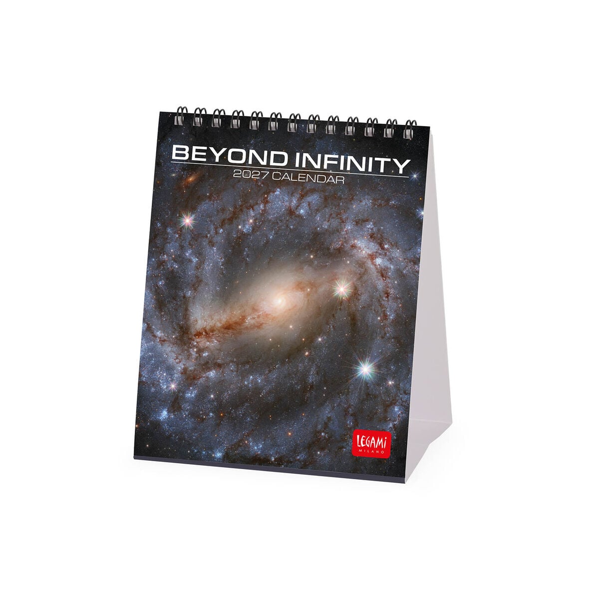 Calendario de escritorio Legami - Beyond Infinity 2027 - 12 x 14,5 cm
