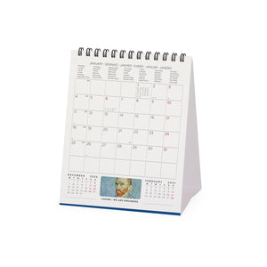 Calendario de escritorio Legami - Vincent Van Gogh 2027 - 12 x 14,5 cm