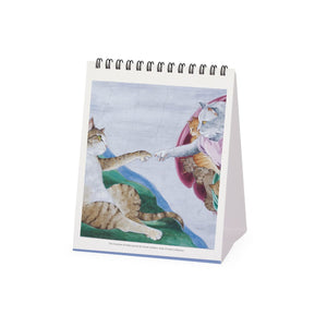 Legami - Calendario de escritorio Mastercats 2027 - 12 x 14,5 cm