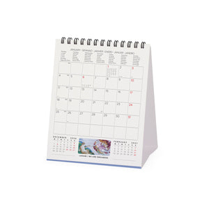Legami - Calendario de escritorio Mastercats 2027 - 12 x 14,5 cm
