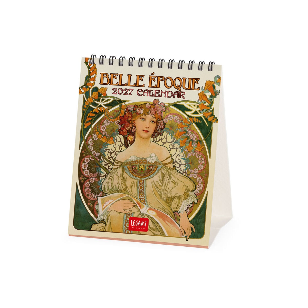 Legami - Calendario de escritorio Belle Époque 2027 - 12 x 14.5 cm