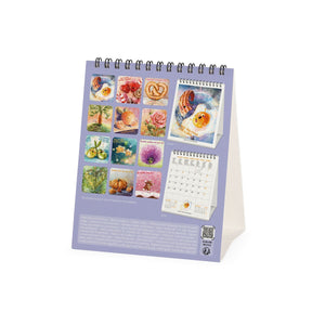 Legami - Calendario de mesa Good Vibes Only 2027 - 12 x 14,5 cm