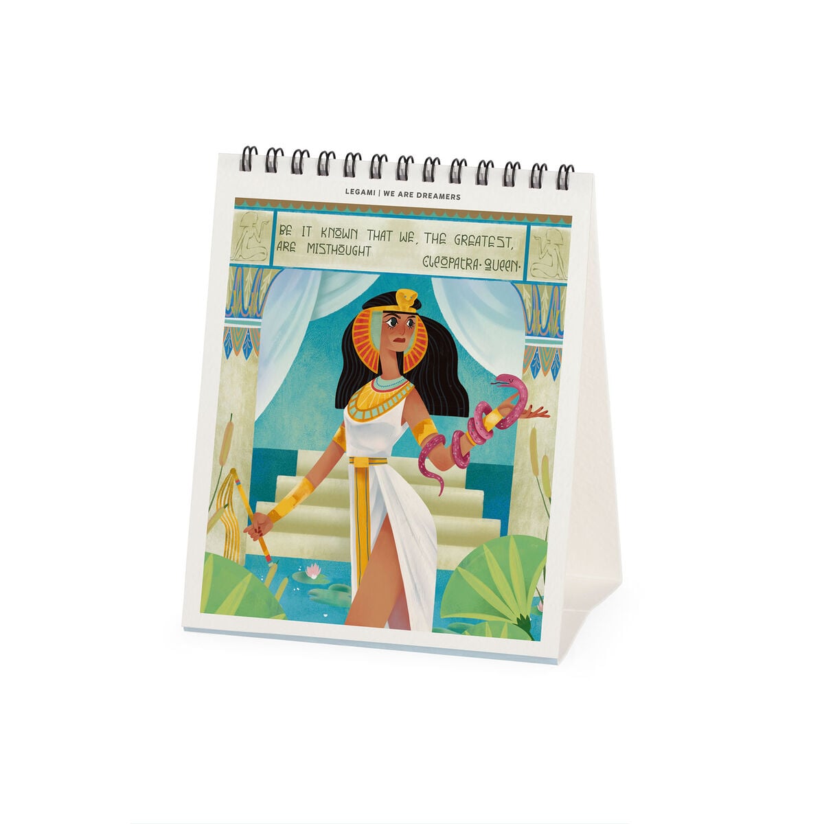 Legami - Calendario de Escritorio Inspiring Women 2027 - 12 x 14,5 cm