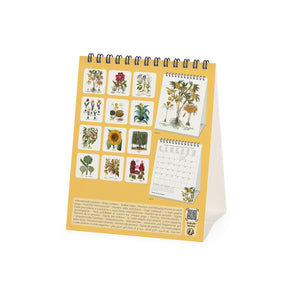 Legami - Calendario de escritorio Herbarium 2027 - 12 x 14,5 cm