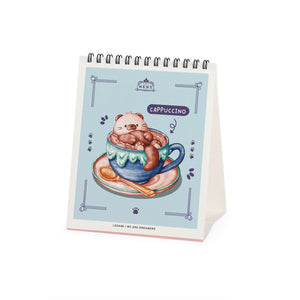Legami - Calendario de Escritorio Cutie Foodie 2027 - 12 x 14.5 cm