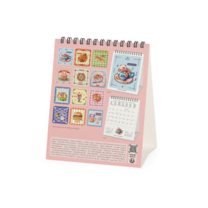 Legami - Calendario de Escritorio Cutie Foodie 2027 - 12 x 14.5 cm