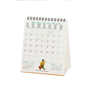 Legami - Calendario de escritorio 2027 para amantes de los libros - 12 x 14,5 cm