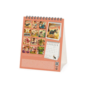 Legami - Calendario de escritorio Alicia en el País de las Maravillas 2027 - 12 x 14,5 cm