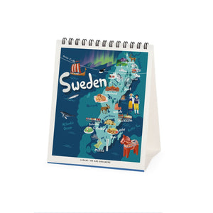 Legami - Calendario de escritorio Let's Travel the World 2027 - 12 x 14,5 cm