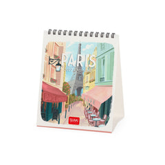 Legami - Calendario de Escritorio París 2027 - 12 x 14,5 cm