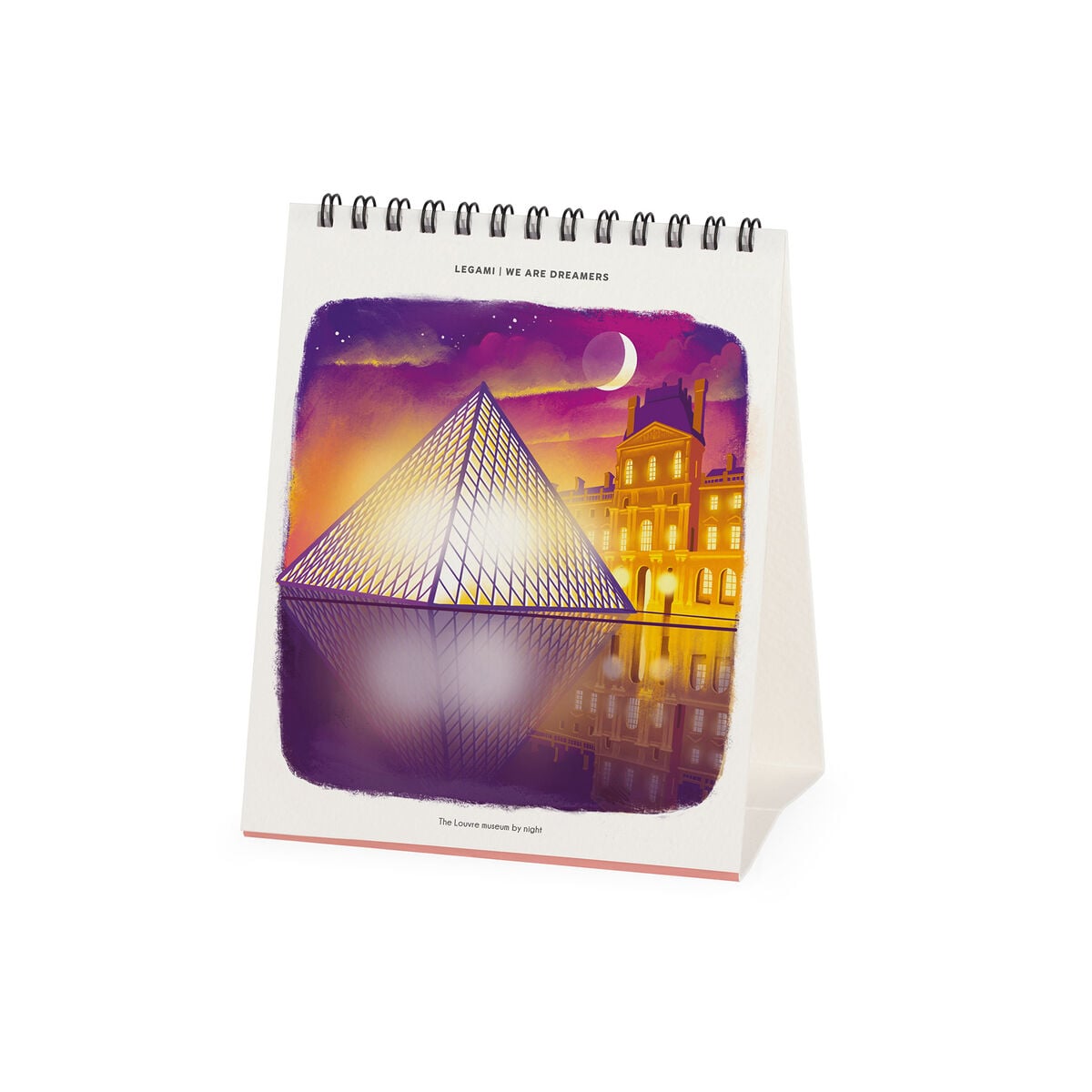 Legami - Calendario de Escritorio París 2027 - 12 x 14,5 cm