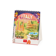 Legami - Italia 2027 Calendario de escritorio - 12 x 14,5 cm