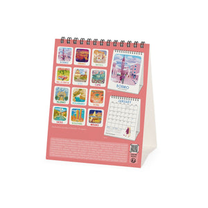 Legami - Italia 2027 Calendario de escritorio - 12 x 14,5 cm