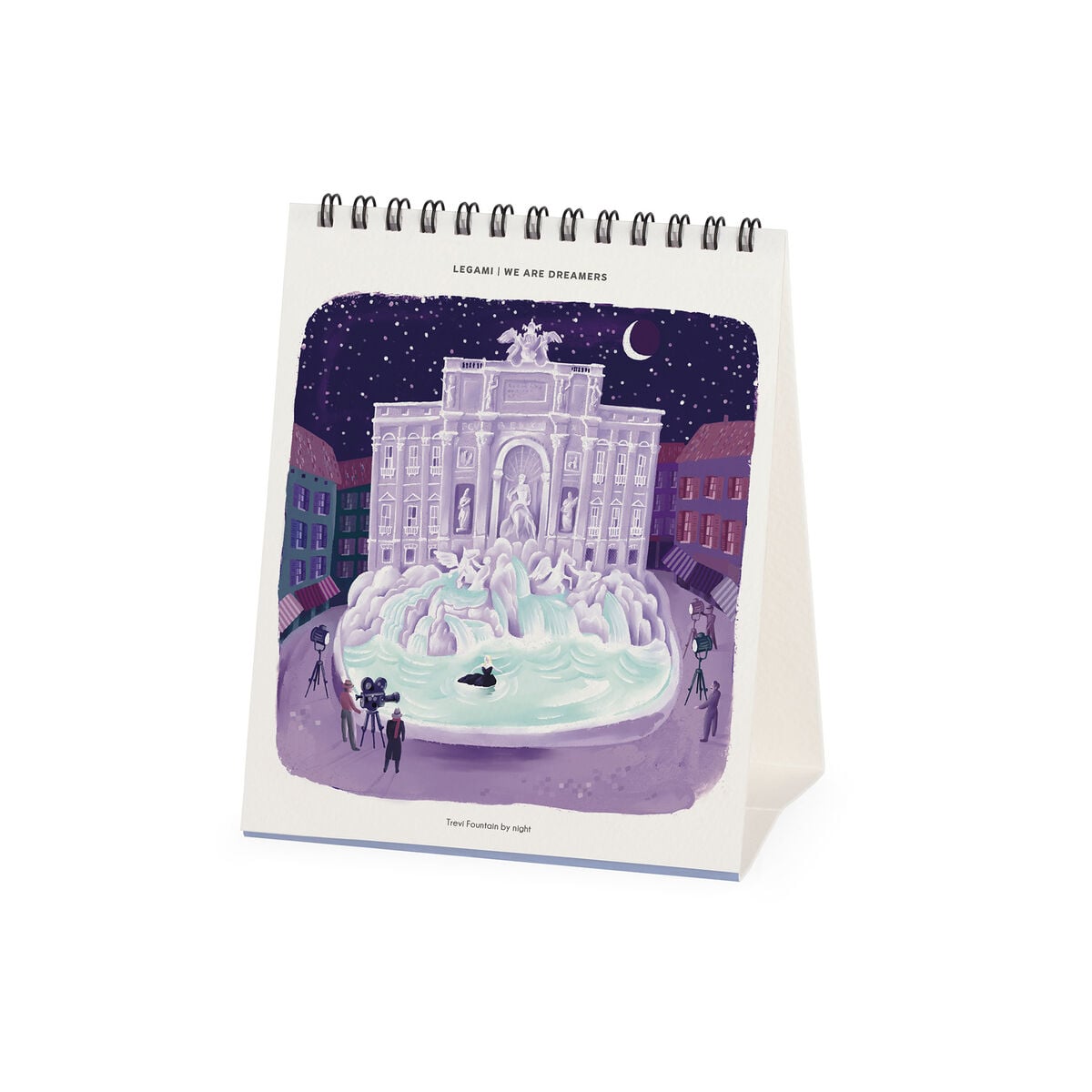 Legami - Calendario de Sobremesa Rome 2027 - 12 x 14,5 cm