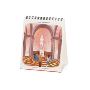 Legami - Calendario de escritorio Firenze 2027 - 12 x 14,5 cm