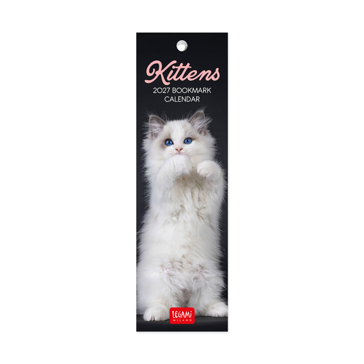 Legami - Gatos 2027 Calendario Marcador - 5,5 x 18 cm