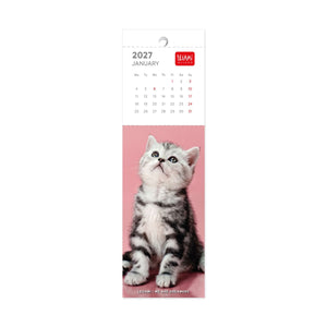 Legami - Gatos 2027 Calendario Marcador - 5,5 x 18 cm