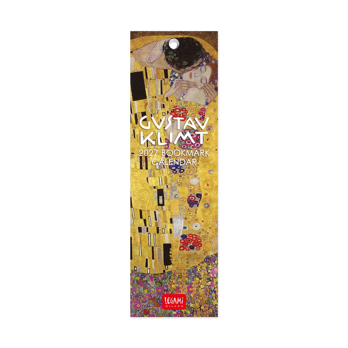 Legami - Gustav Klimt 2027 Marcapáginas Calendario - 5,5 x 18 cm