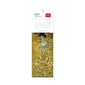 Legami - Gustav Klimt 2027 Marcapáginas Calendario - 5,5 x 18 cm