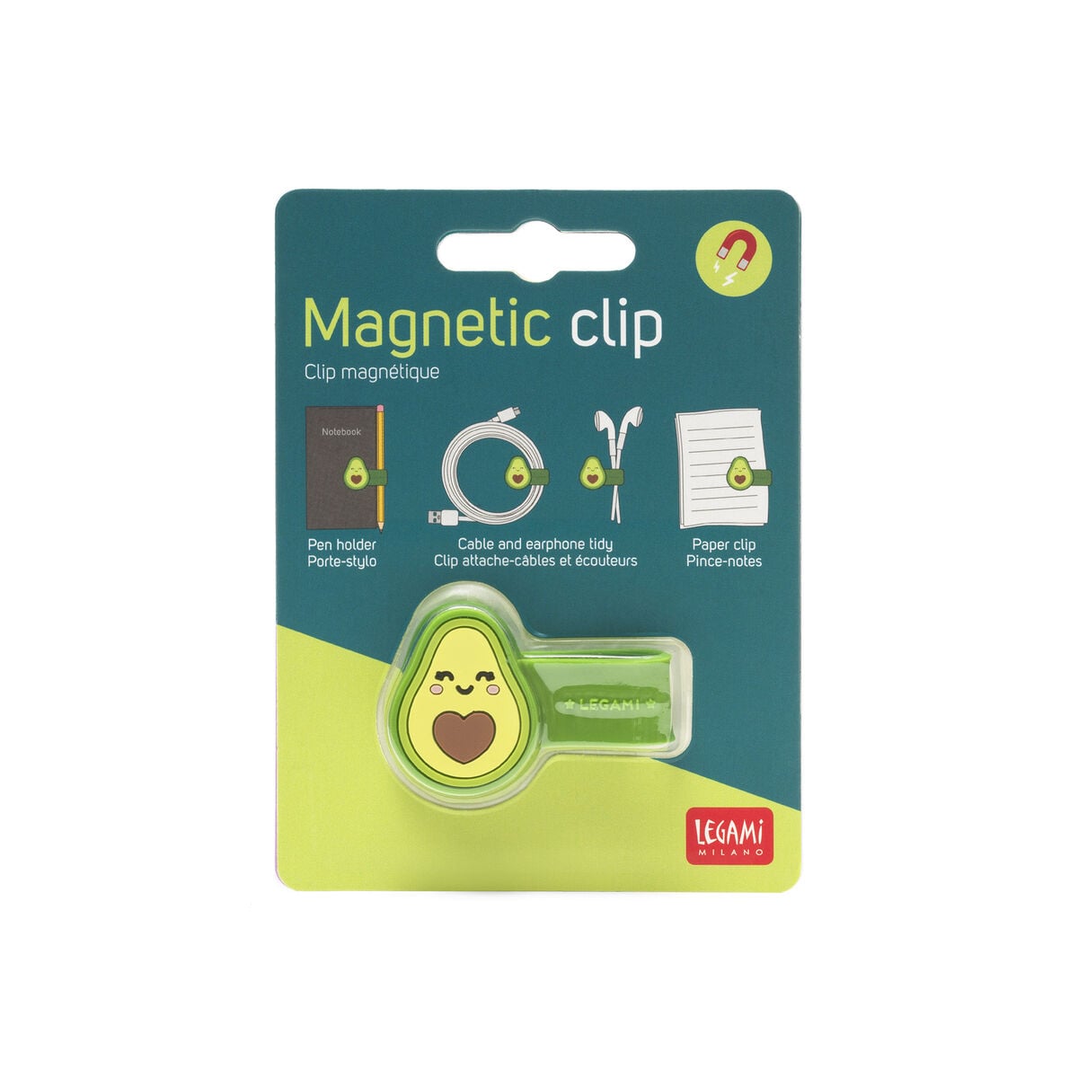 Legami - Clip magnética de aguacate - Clip magnético