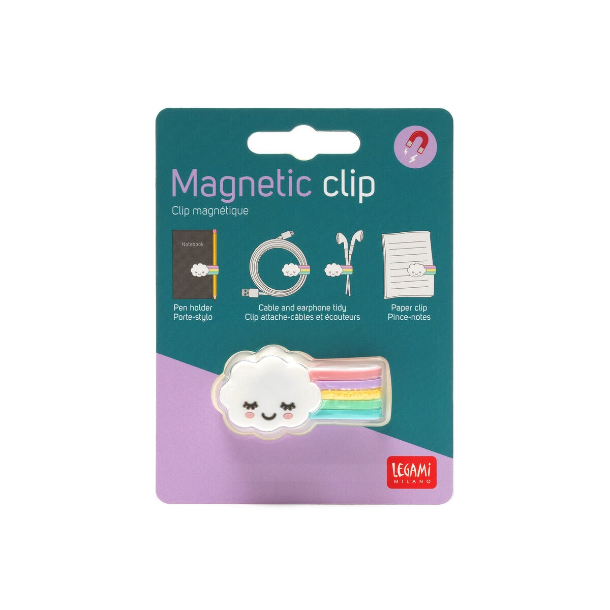 Legami - Rainbow Magnetic Clip - Clip Magnético