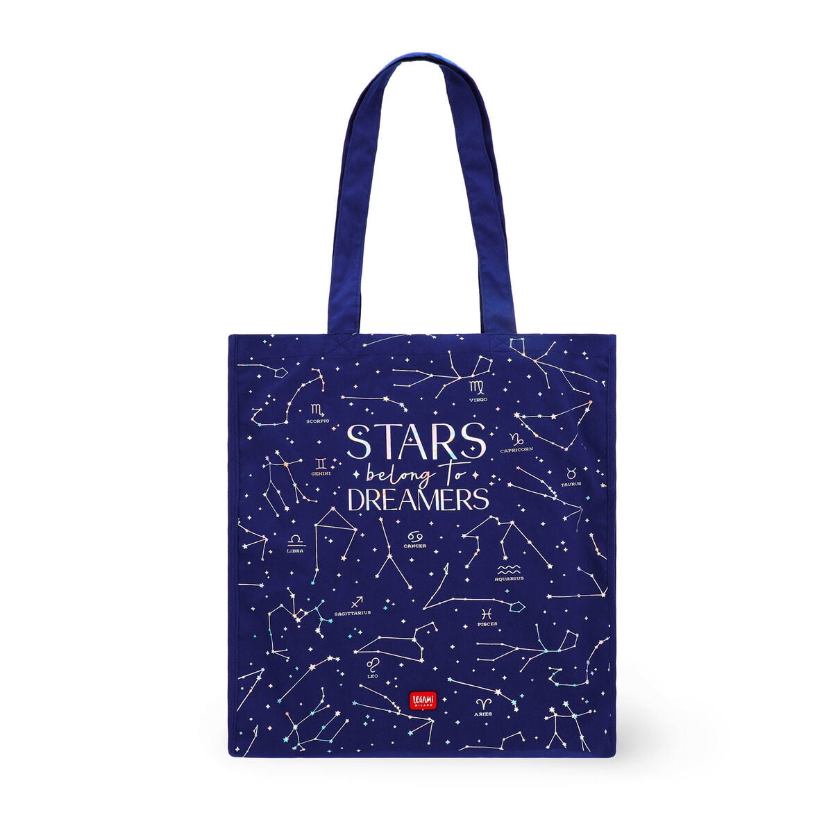 Legami - Bolsa de tela de algodón - Estrellas