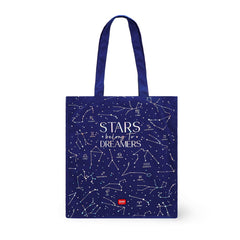 Legami - Bolsa de tela de algodón - Estrellas
