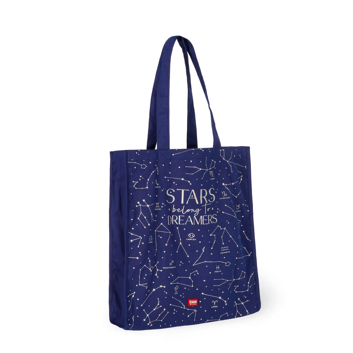 Legami - Bolsa de tela de algodón - Estrellas