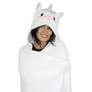 Legami - Unicornio Hooded Blanket - Cosy Hugs