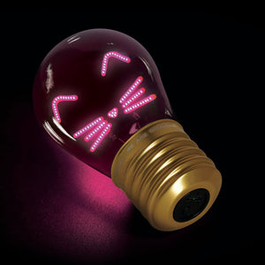 Legami - Lámpara de Mesa Decorativa con Forma de Bombilla - Kitty - Bulb Fiction