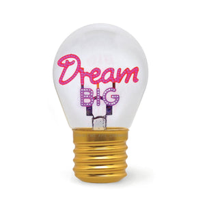 Lámpara de mesa decorativa con forma de bombilla Legami – Dream Big – Bulb Fiction