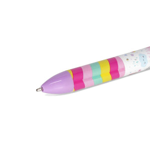 Legami - Bolígrafo de dos colores unicornio - Click&Clack
