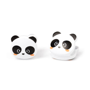 Legami - Juego de 6 clips para bolsas - Panda