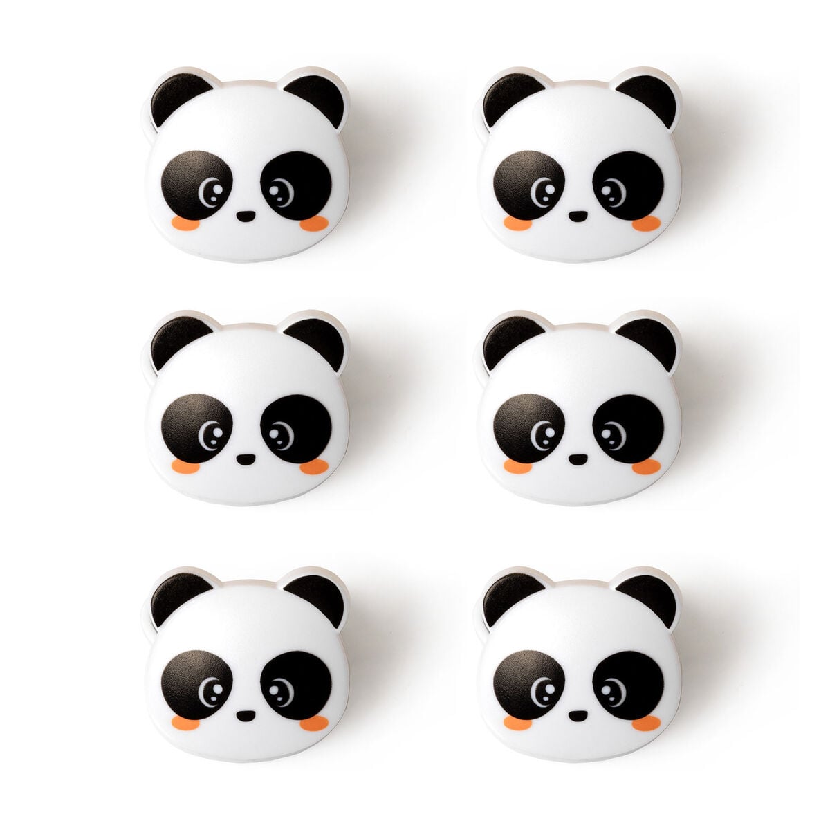 Legami - Juego de 6 clips para bolsas - Panda