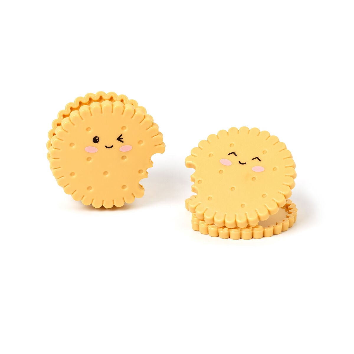 Legami - Juego de 4 pinzas para bolsas - Cookie