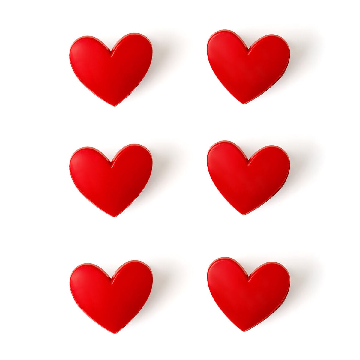 Legami - Set de 6 pinzas para bolsas - Corazón