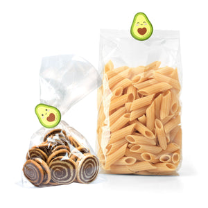 Legami - Juego de 4 clips para bolsa - Aguacate