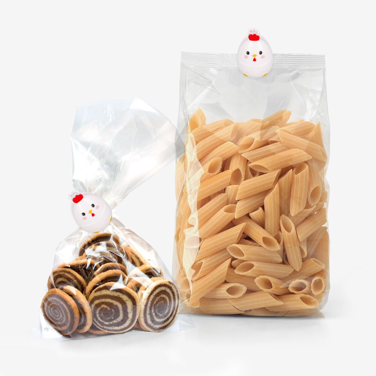Legami - Set de 4 clips para bolsa - Hen