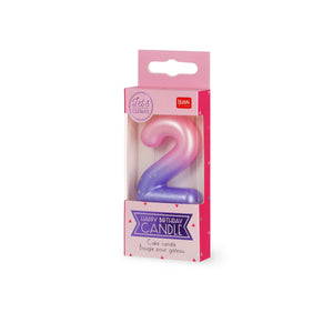Legami - Vela de Cumpleaños Rosa - 2 - Vela de Feliz Cumpleaños
