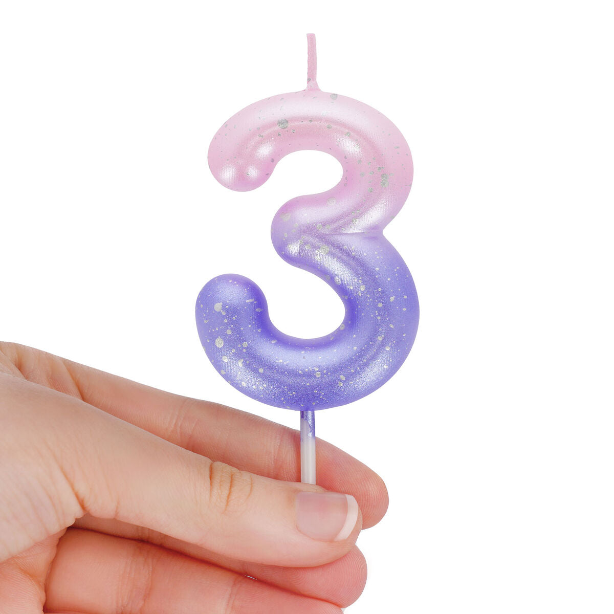 Legami - Vela de Cumpleaños Rosa - 3 - Feliz Cumpleaños Vela