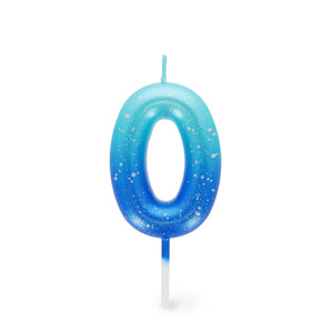 Vela de Cumpleaños Azul Legami - 0 - Vela Feliz Cumpleaños