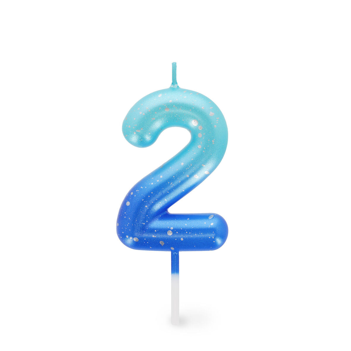 Vela de Tarta de Cumpleaños Azul Legami - 2 - Vela de Feliz Cumpleaños