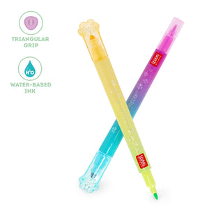 Legami - Set de 6 rotuladores de doble punta para capas - Meow