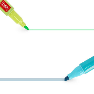 Legami - Set de 6 rotuladores de doble punta para capas - Meow