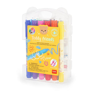 Legami - Set de 12 ceras retorcidas - Teddy Amigos