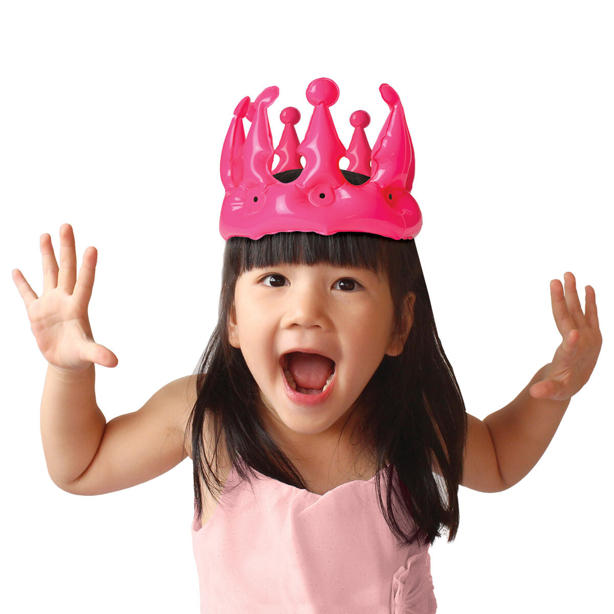 Legami - Corona Hinchable Rosa - Princesa - Princesa de fiesta