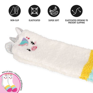 Legami - Calcetines antideslizantes de unicornio para adultos - ¡Hacen juego!