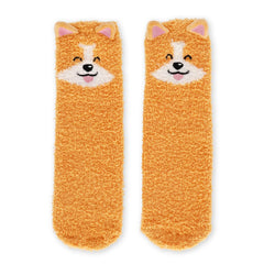 Legami - Calcetines antideslizantes Corgi para adultos - ¡Hacen juego!