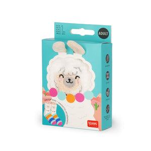 Legami - Calcetines antideslizantes de llama para adultos - ¡Hacen juego!